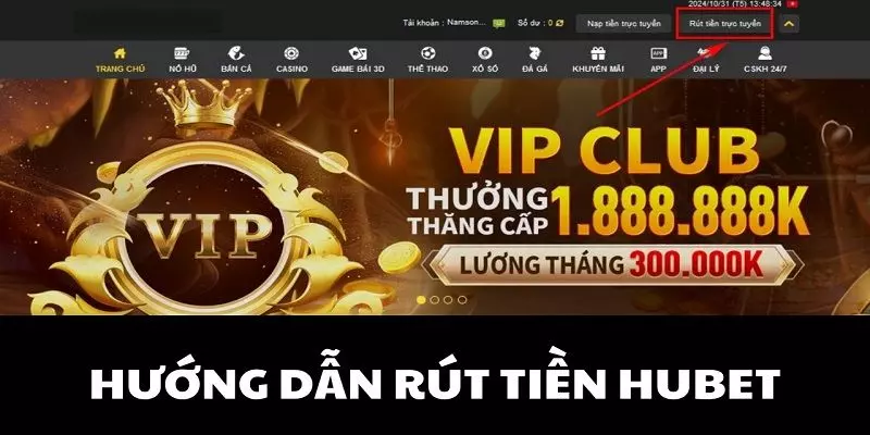 Rút Tiền Hubet